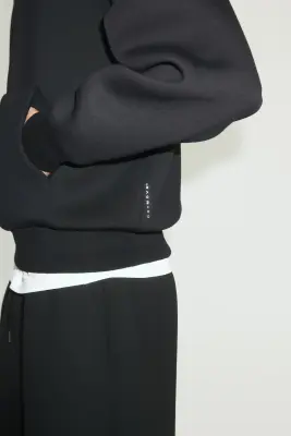 Hoodie de sport Oversized Fit DryMove™ - Noir — photo 4