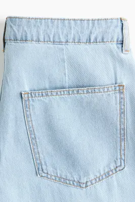 Wide Regular Waist Jeans - Bleu denim pâle — photo 5
