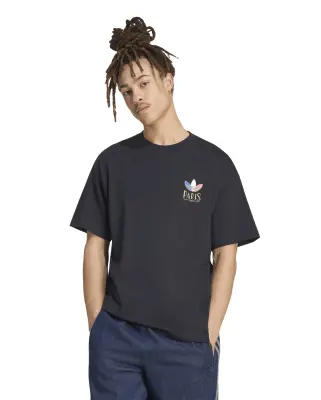 Paris Trefoil Logo Tee Black — photo 2