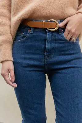 Mom jean Alice - bleu denim — photo 3