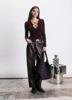 Jiji Studios – Pantalon Floyd Bordeaux — photo 1