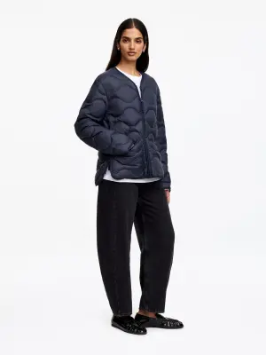 Veste matelassée Re:Down - Bleu foncé — photo 4