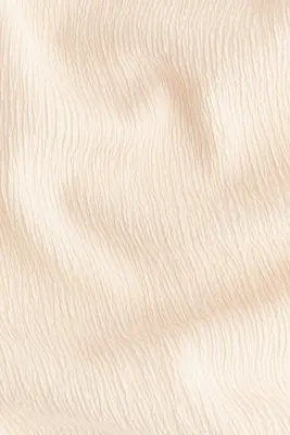 Robe froissée avec bretelles à nouer - Crème — photo 3
