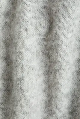 Pull avec col à nouer - Gris clair chiné — photo 3