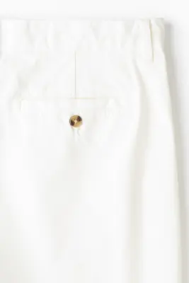 Short chino Relaxed Fit - Blanc — photo 4