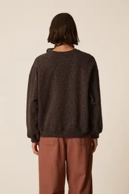 Sweat Shirt Jacinthe Leopard — photo 5