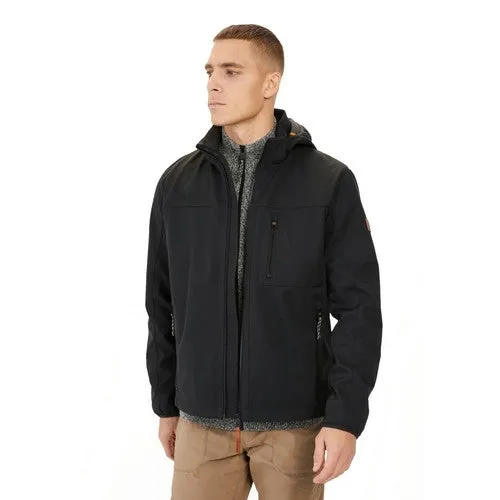 CAMEL ACTIVE SOFTCHELL PARKA GRANDE LONGUEUR Noir