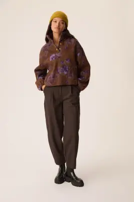 Veste Maille Isidore Violet Garden — photo 3