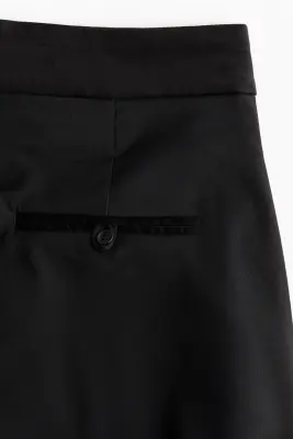 Short de tailleur avec taille haute - Noir — photo 3