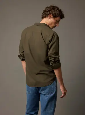 Chemise Mercer Dark Khaki — photo 3