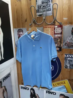 Polo Lacoste bleu clair — photo 2