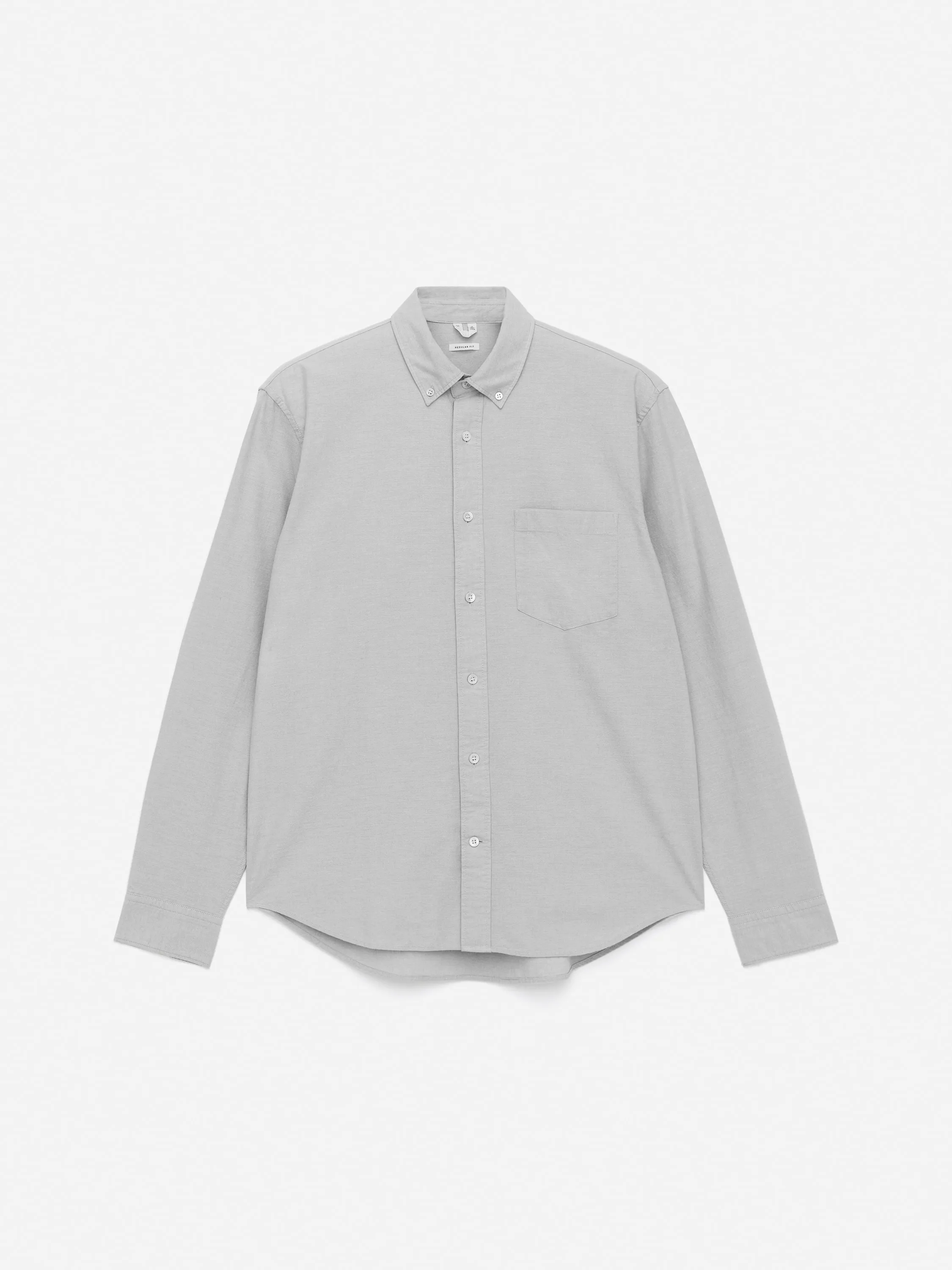 Chemise Oxford classique - Gris clair