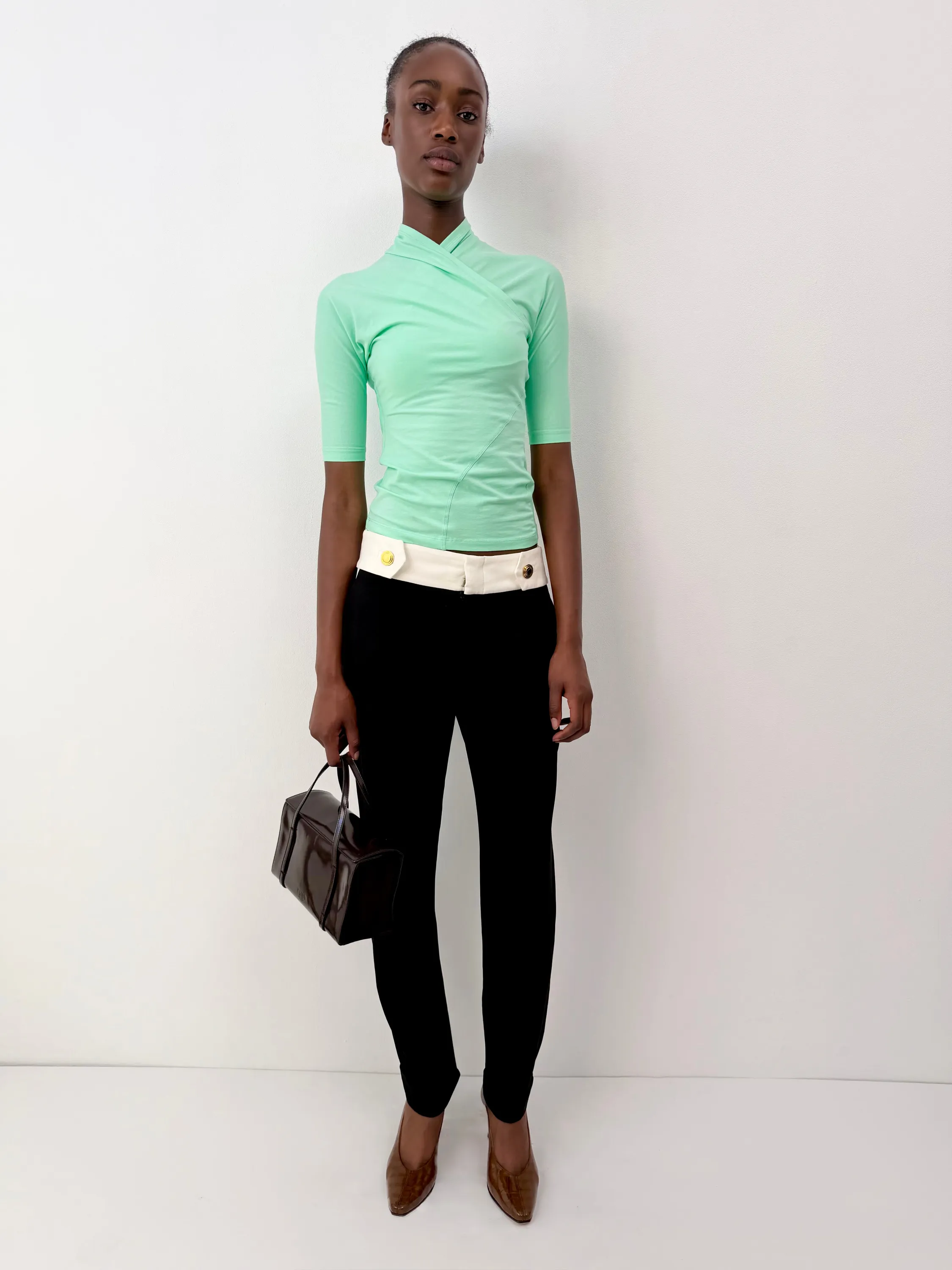 Black & White Trousers