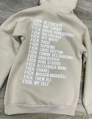 Sweat FXCK beige — photo 2