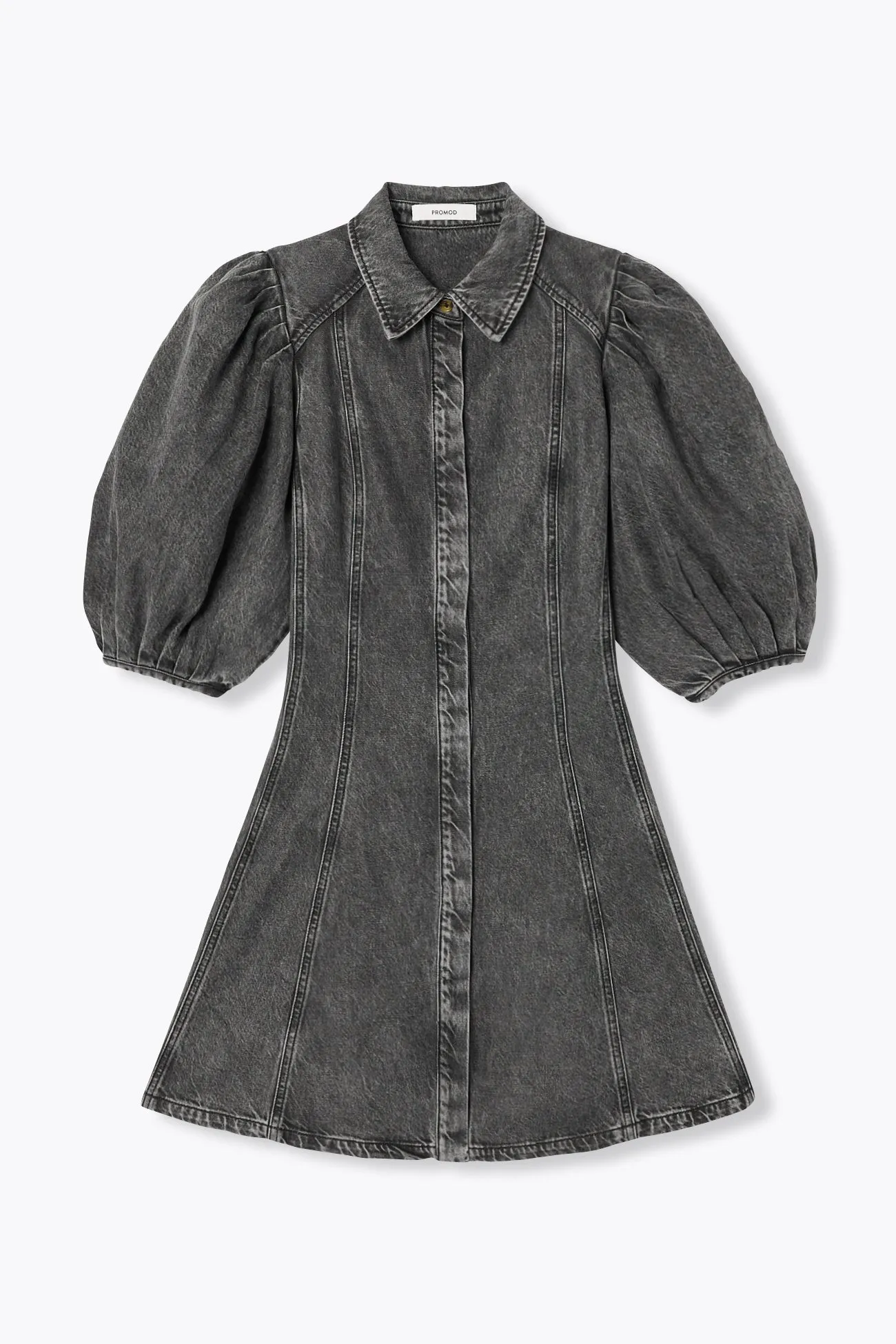 Robe courte en lyocell Femme
