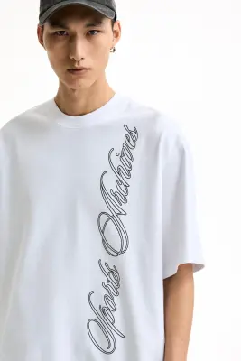 T-shirt imprimé Oversized Fit - Blanc/Sports Archives — photo 2