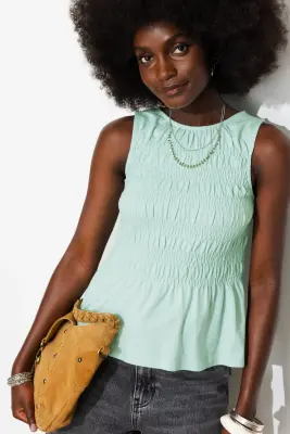Débardeur smocké Femme — photo 2