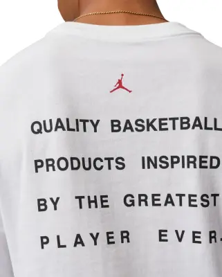 Jordan Flight Script Boxy Tee White — photo 2