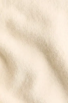 Pull avec col cheminée et manches courtes - Crème — photo 4