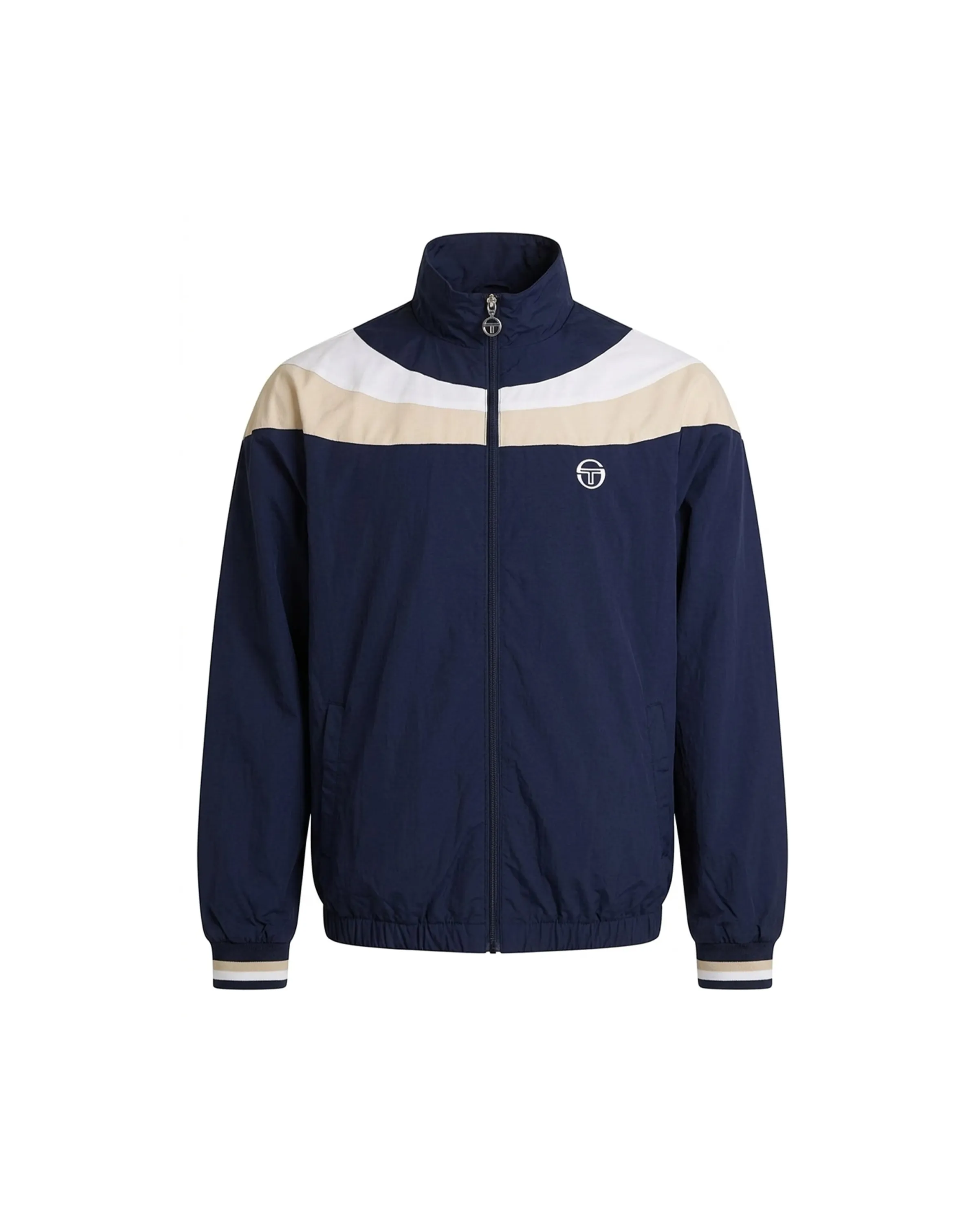 Fohn Wrinkled Track Jacket Navy GRD