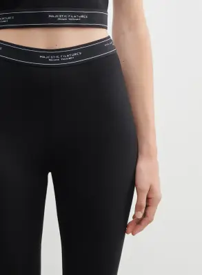 Pantalon en viscose et élasthanne — photo 3