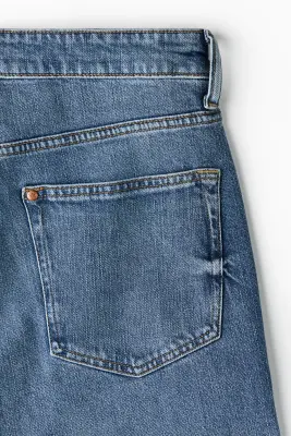 Tapered Jeans - Bleu denim — photo 4