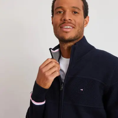 EDEN PARK GILET Marine — photo 5