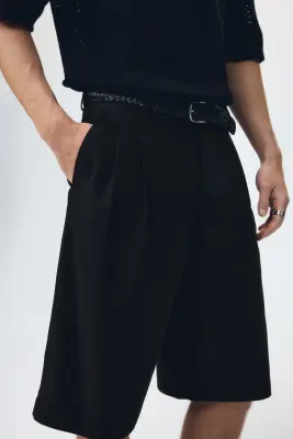 Bermuda Loose Fit - Noir — photo 3