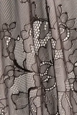 Foulard de hanches en dentelle - Marron foncé — photo 2