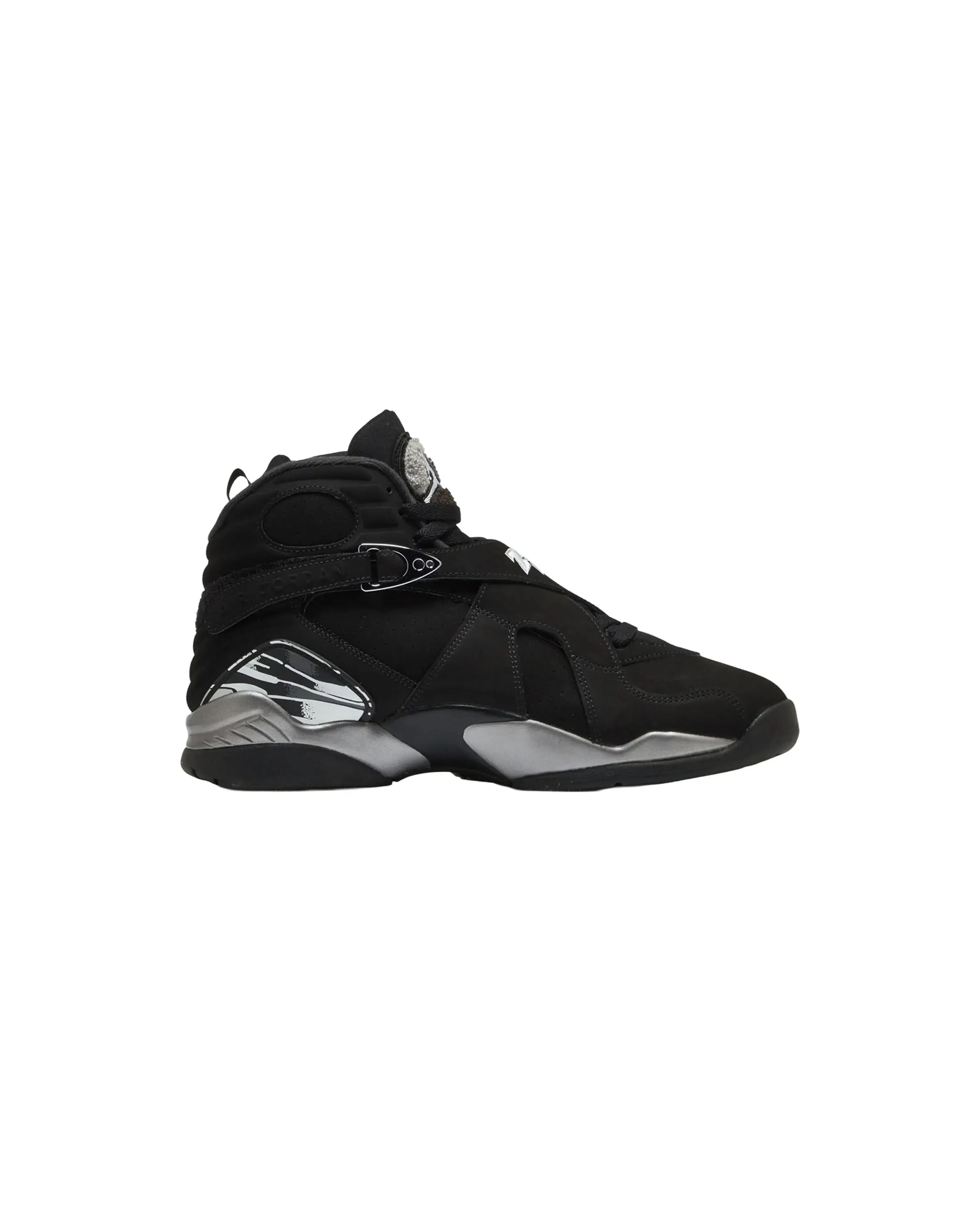 Air Jordan 8 Retro Black White Light Graphite