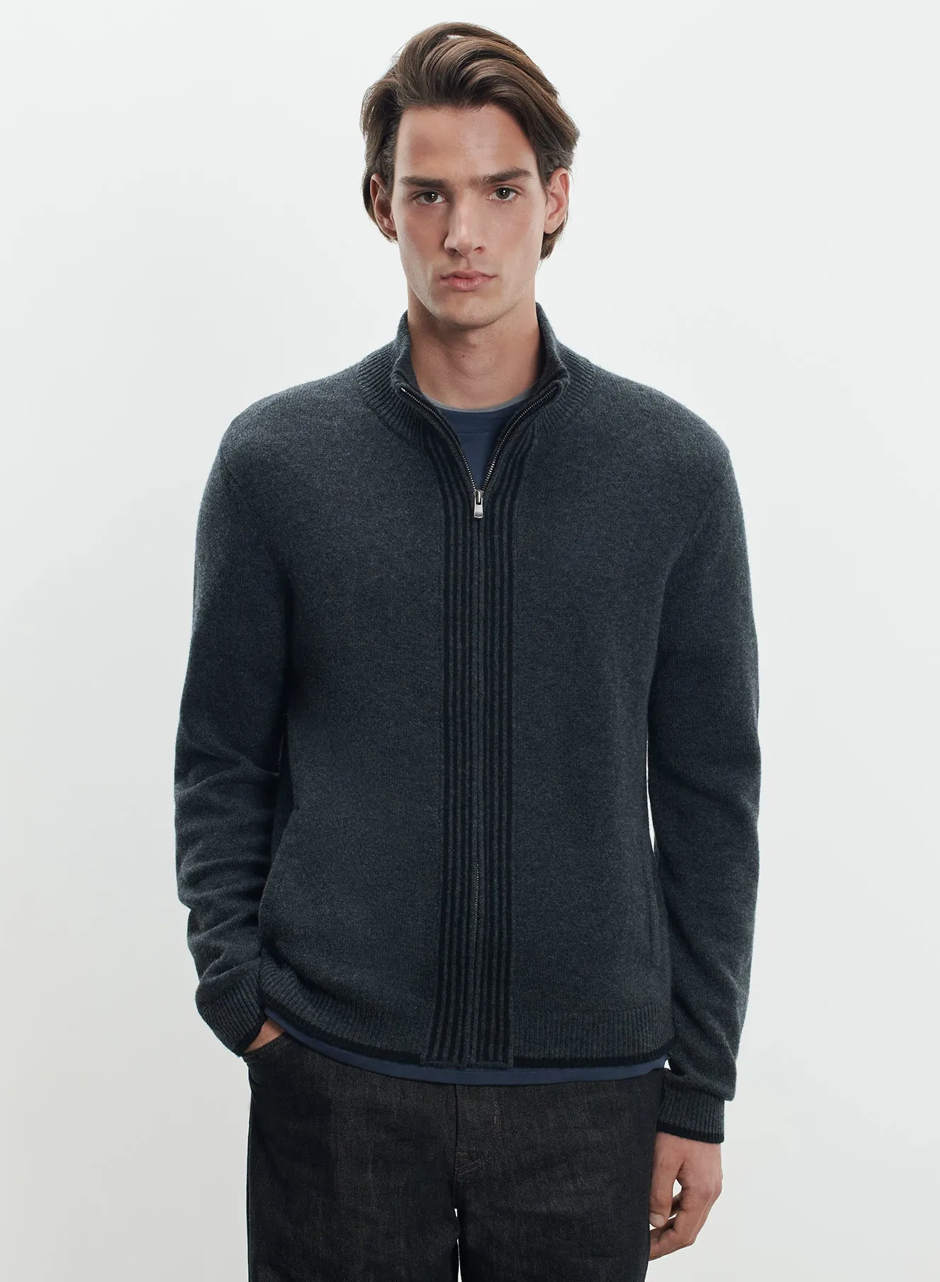 Gilet en laine et cachemire