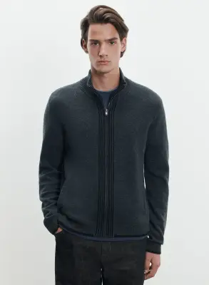 Gilet en laine et cachemire