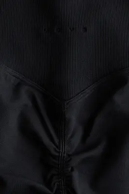 Short moulant scrunch Seamless DryMove™ - Noir — photo 5