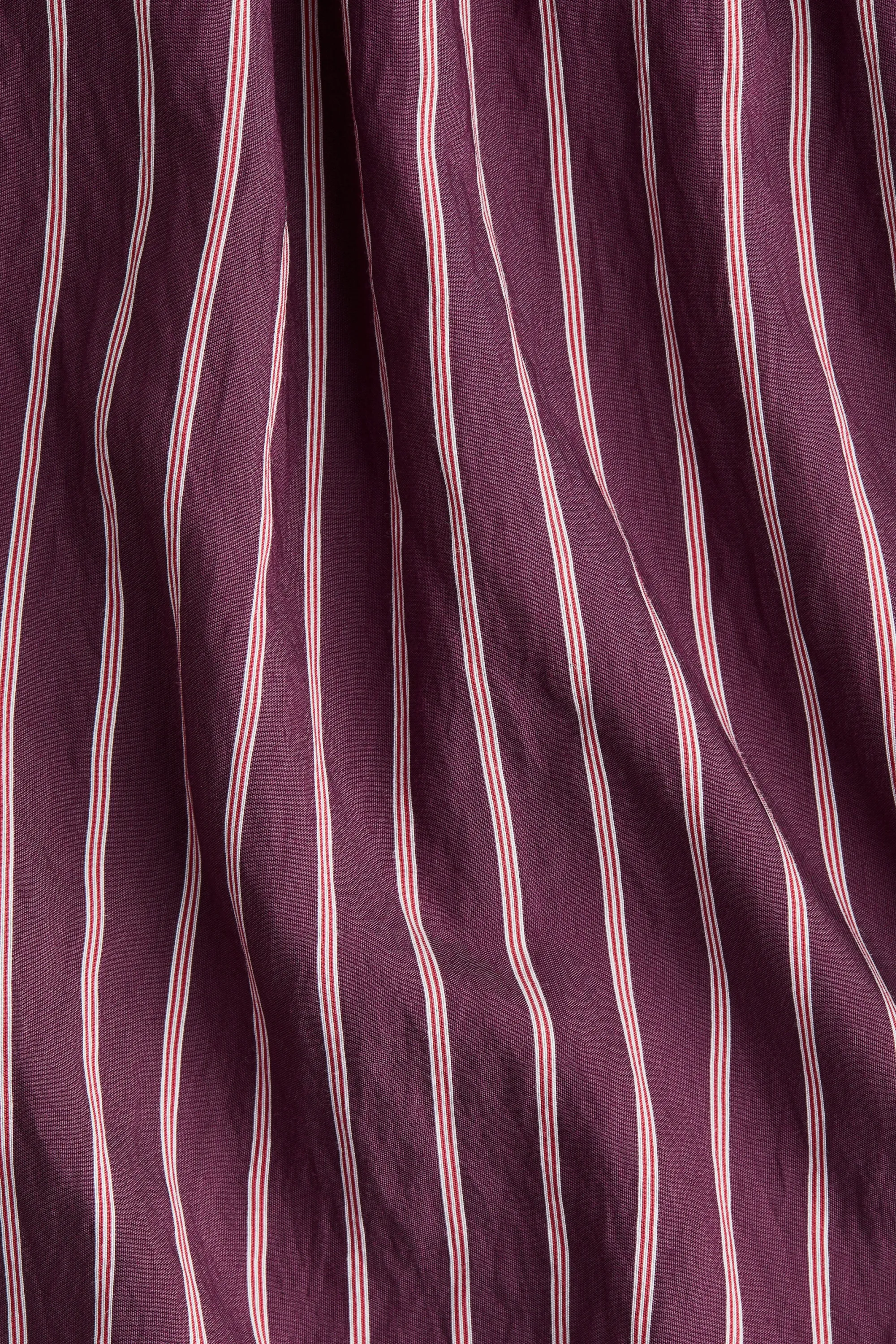 Short avec cordon de serrage - Violet foncé/rayé