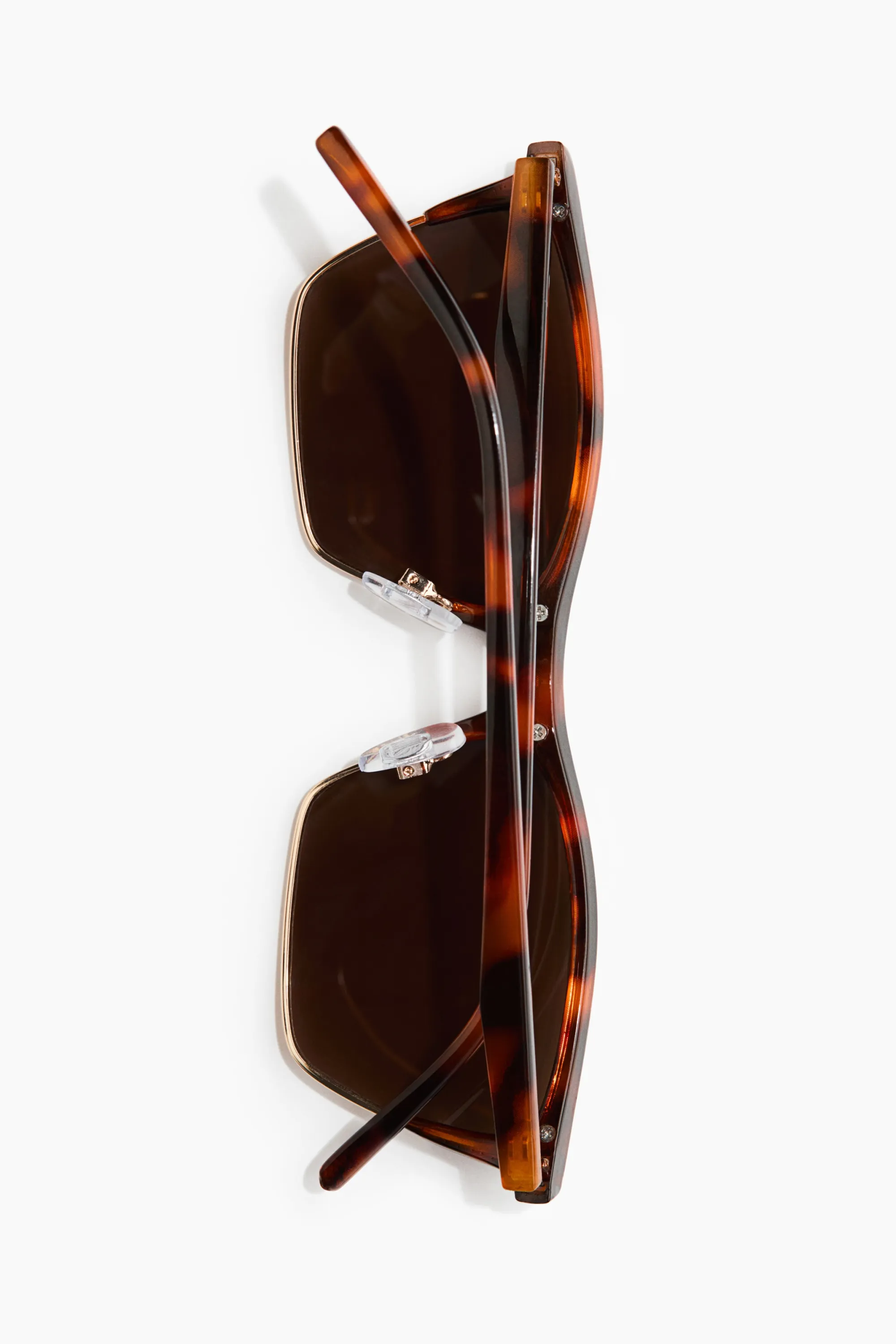 Lunettes de soleil - Marron/motif écaille de tortue