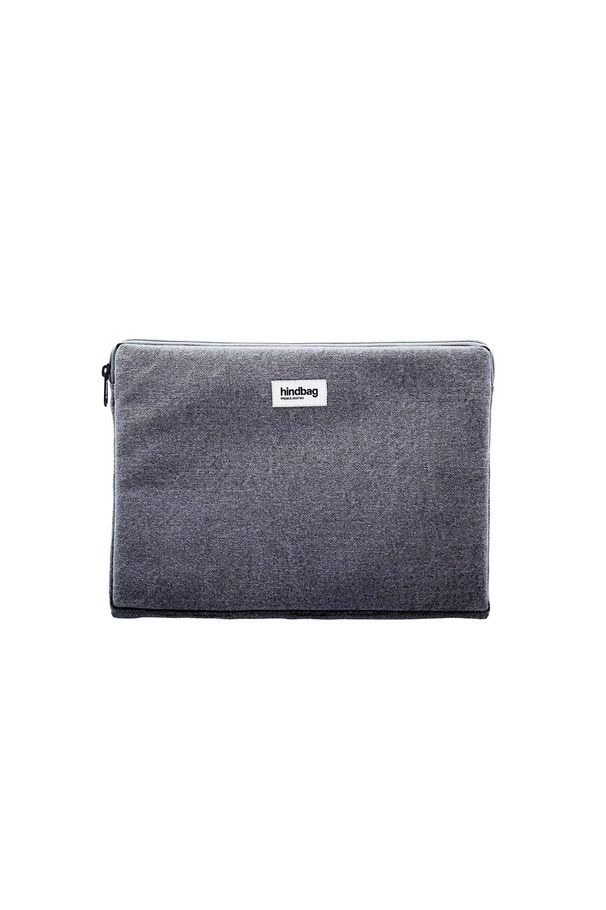 Housse ordinateur Ava 15 pouces Denim gris – Hindbag