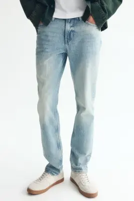 Slim Jeans - Bleu denim clair — photo 2