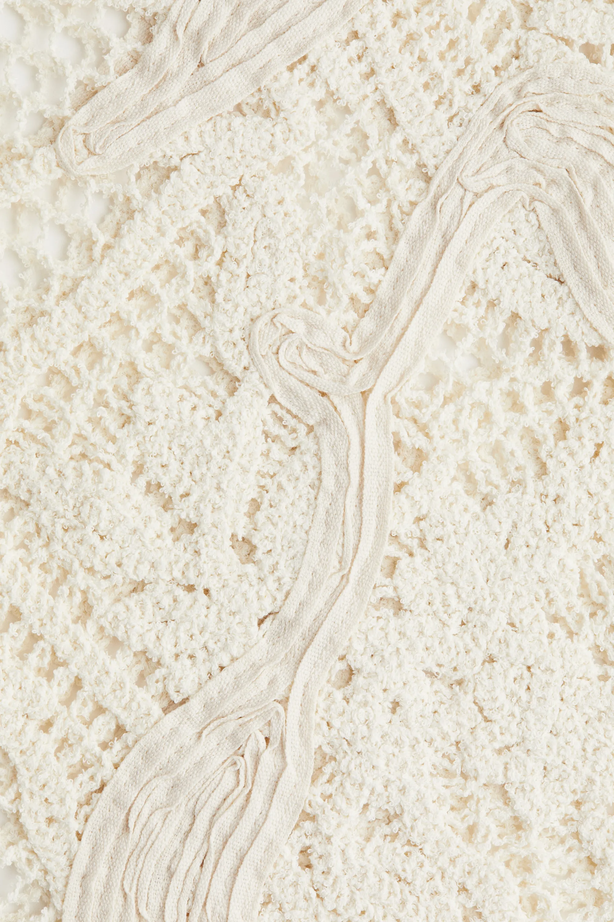 Débardeur façon crochet - Crème