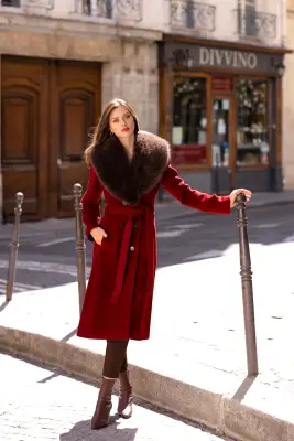 Angelina Faux Fur Coat — photo 4