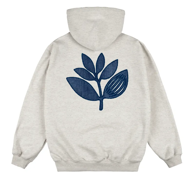 Sweatshirt Magenta Denim plant Hoodie – Ash