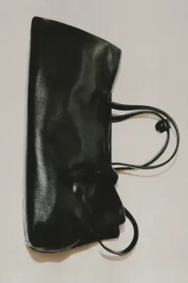SAC CABAS BATEAU - CUIR - NOIR — photo 4
