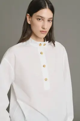 BLOUSE LIZZIE BLANC CASSÉ — photo 5