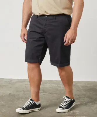 NORTH CHINO SHORT Noir — photo 4