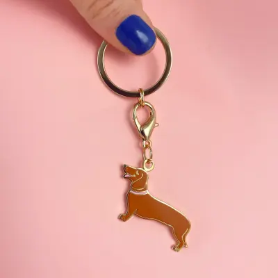 Porte-clé Médaille Teckel Coucou Suzette — photo 3