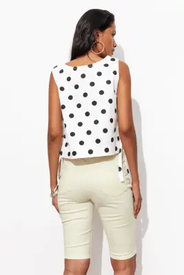 Bermuda slim en toile femme — photo 4