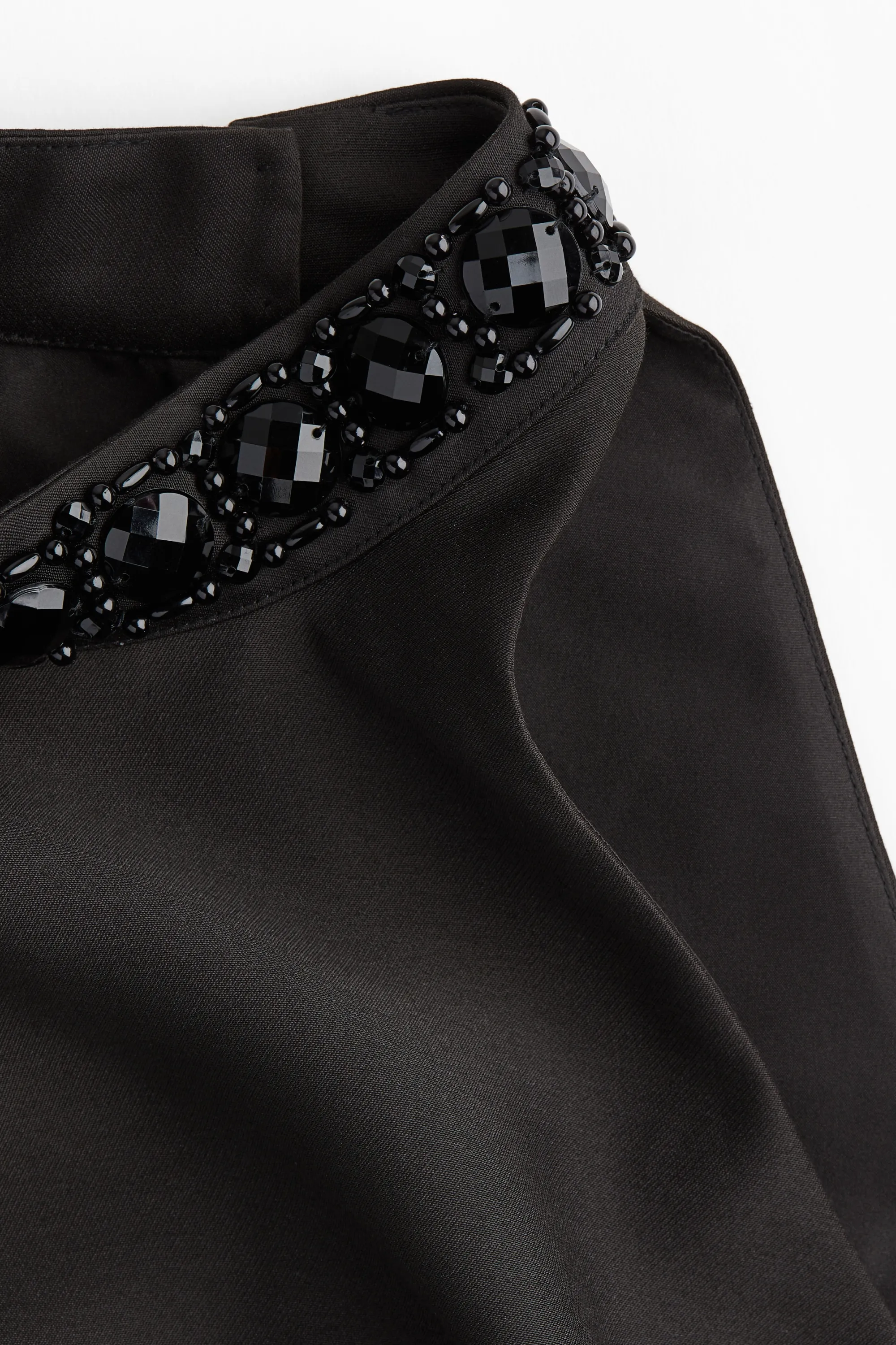 Robe avec jupe à effet boule - Noir