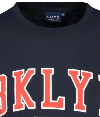 ADAMO TEE SHIRT BROOKLYN Marine — photo 3