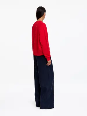 Sweat en éponge - Rouge — photo 3
