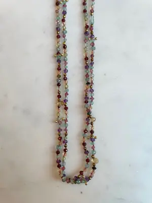 Nouveau ! ROOM SERVICE JEWELRY Collier Multitours Adoum Rainbow — photo 2