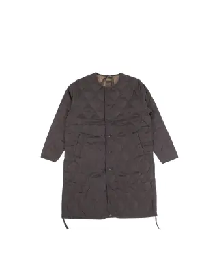 Military Crewneck Down Coat Black — photo 1